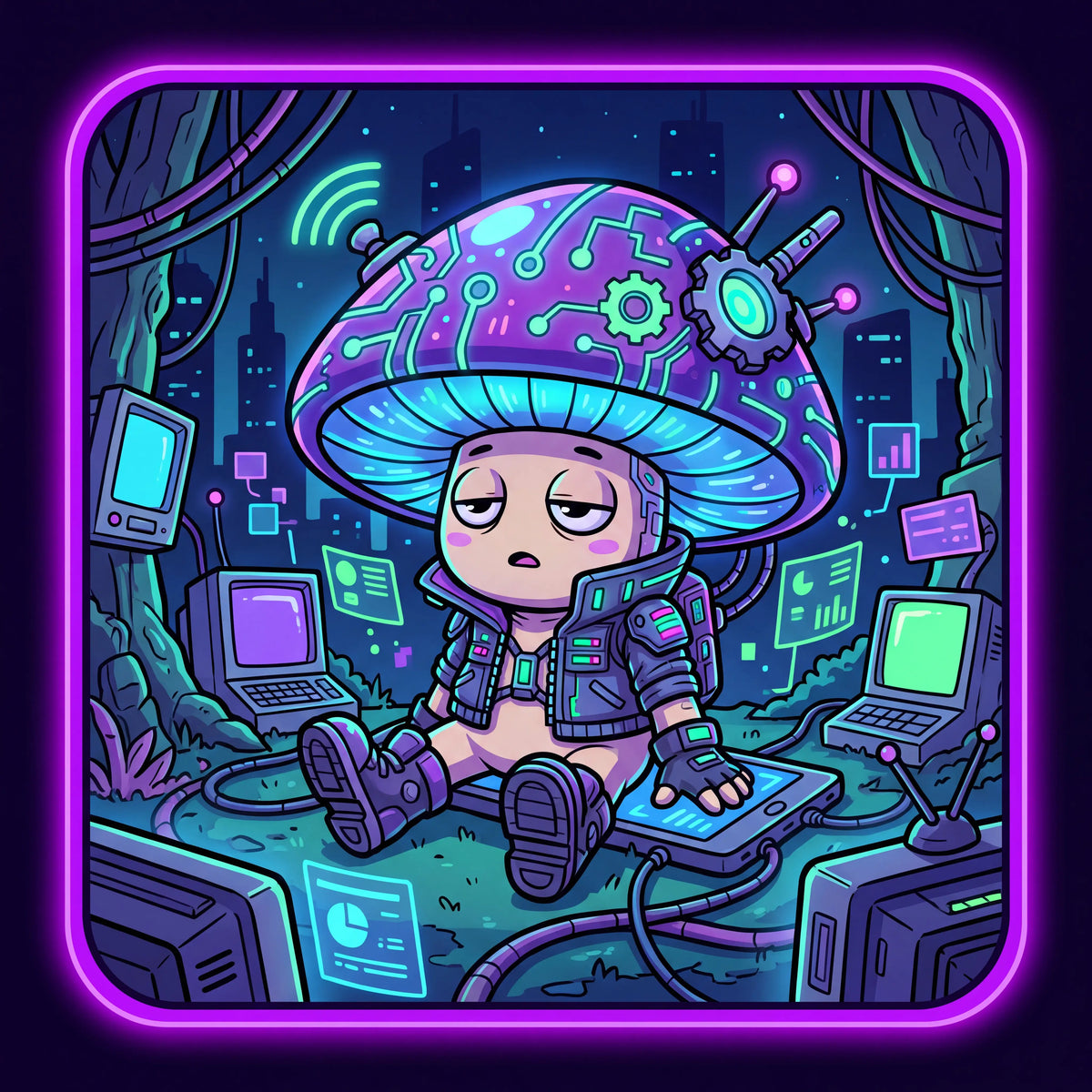 Cyber Shroom new artwork